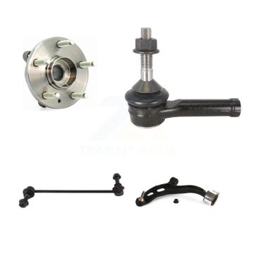 Front Left Hub Bearing Lower Control Arm Outer Tie Rod Link Kit For Ford Flex Lincoln MKT K7T-105750