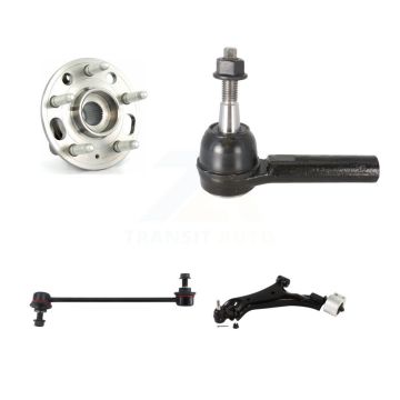 Front Left Hub Bearing Lower Arm Outer Tie Rod Link Kit For Chevrolet Equinox GMC Terrain K7T-105759