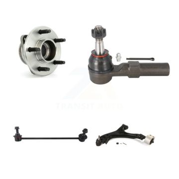 Front Left Hub Bearing Lower Control Arm Outer Tie Rod & Link Kit For Saturn Vue Pontiac K7T-105760