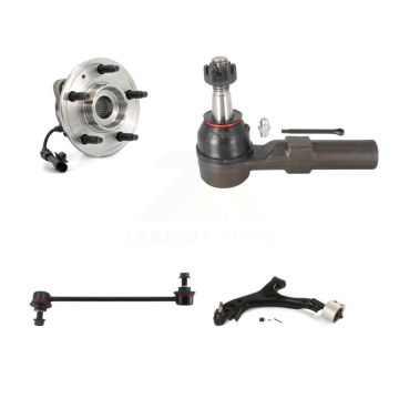 Front Left Bearing Lower Control Arm Outer Tie Rod & Link Kit For Chevrolet Equinox 3.6L K7T-105764