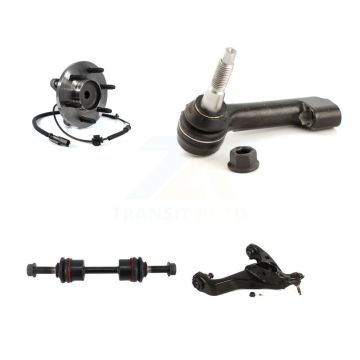 Front Left Hub Bearing Lower Control Arm Outer Tie Rod Link Kit For Ford F-150 Expedition K7T-105772