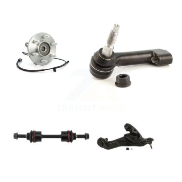 Front Left Bearing Lower Control Arm w/ Ball Joint Outer Tie Rod Link Kit For Ford F-150 K7T-105774