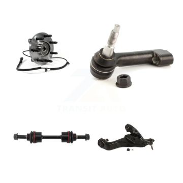 Front Left Bearing Lower Control Arm w/ Ball Joint Outer Tie Rod Link Kit For Ford F-150 K7T-105775