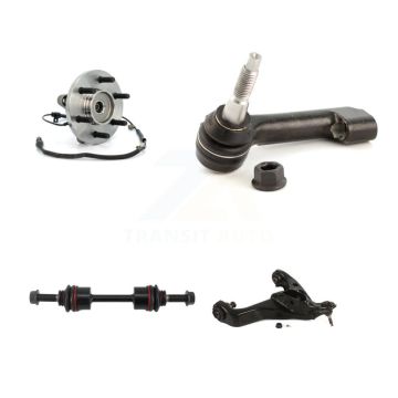 Front Left Bearing Lower Control Arm w/ Ball Joint Outer Tie Rod Link Kit For Ford F-150 K7T-105779