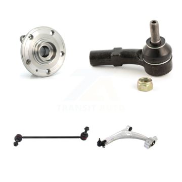 Front Left Hub Bearing Lower Arm Outer Tie Rod & Link Kit For 2006-2010 Volkswagen Passat K7T-105785