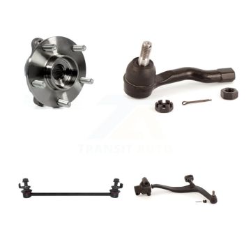 Front Left Hub Bearing Lower Control Arm Outer Tie Rod & Link Kit For INFINITI FX35 FX45 K7T-105786
