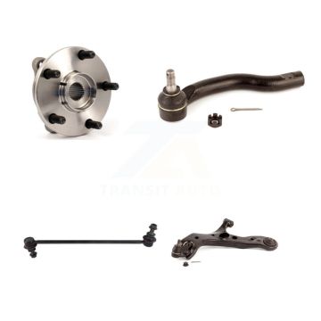 Front Left Bearing Lower Control Arm w/ Ball Joint Outer Tie Rod Link Kit For Toyota RAV4 K7T-105795