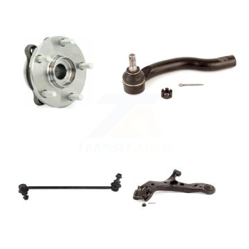 Front Left Bearing Lower Control Arm w/ Ball Joint Outer Tie Rod Link Kit For Toyota RAV4 K7T-105796