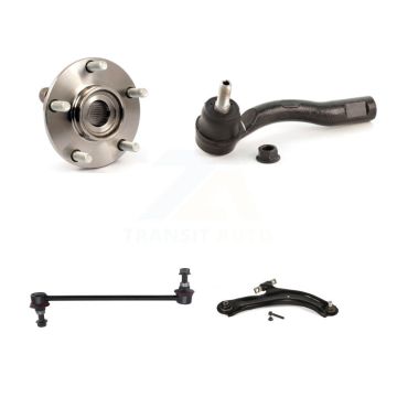 Front Left Bearing Lower Control Arm Outer Tie Rod Link Kit For 07-12 Nissan Sentra 2.5L K7T-105804