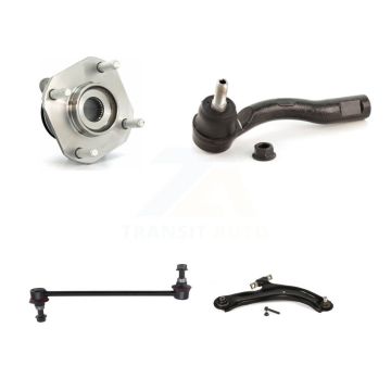 Front Left Bearing Lower Control Arm Outer Tie Rod Link Kit For 07-12 Nissan Sentra 2.0L K7T-105805