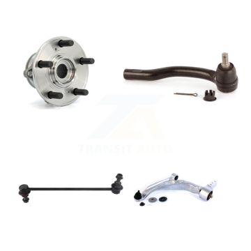 Front Left Hub Bearing Lower Control Arm Outer Tie Rod Link Kit For 2009-2015 Honda Pilot K7T-105809