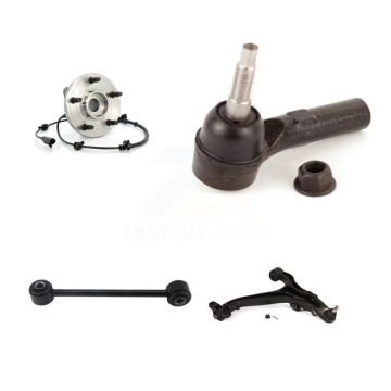 Front Left Hub Bearing Lower Control Arm Outer Tie Rod & Link Kit For Jeep Grand Cherokee K7T-105818