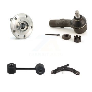 Front Left Bearing Lower Control Arm with BJ Outer Tie Rod Link Kit For Volkswagen Jetta K7T-105820