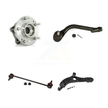Front Left Hub Bearing Lower Control Arm Outer Tie Rod & Link Kit For Hyundai Santa Fe XL K7T-105828