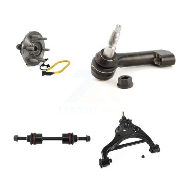 Front Left Bearing Lower Control Arm w/ Ball Joint Outer Tie Rod Link Kit For Ford F-150 K7T-105836