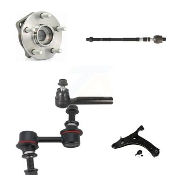 Front Left Hub Bearing Lower Control Arm Tie Rod & Link Kit (5Pc) For Subaru XV Crosstrek K7T-105844