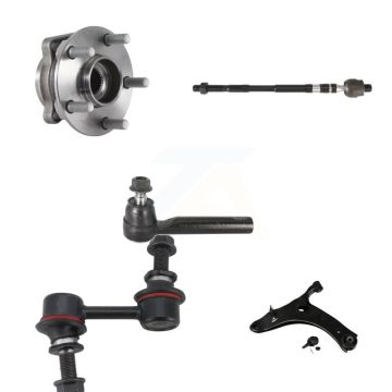 Front Left Hub Bearing Lower Control Arm Tie Rod & Link Kit (5Pc) For Subaru XV Crosstrek K7T-105845