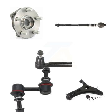 Front Left Bearing Lower Control Arm with BJ Tie Rod & Link Kit (5Pc) For Subaru Forester K7T-105847