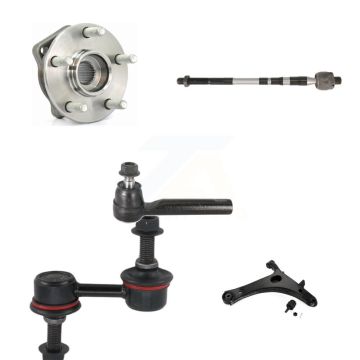Front Left Bearing Lower Control Arm Ball Joint Tie Rod Link Kit (5Pc) For Subaru Impreza K7T-105848