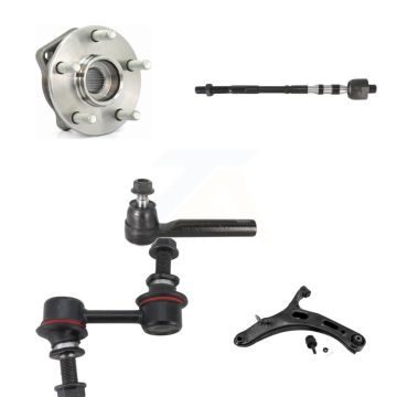 Front Left Bearing Lower Control Arm Tie Rod Link Kit (5Pc) For 2010-2014 Subaru Outback K7T-105852