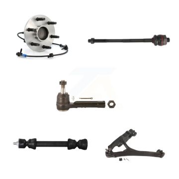 Front Left Bearing Lower Control Arm Tie Rod Link Kit (5Pc) For Chevrolet GMC Sierra 1500 K7T-105857