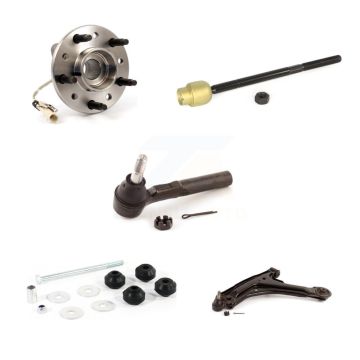Front Left Bearing Lower Arm Tie Rod Link Kit (5Pc) For Pontiac Grand Am Chevrolet Malibu K7T-105881