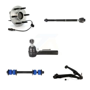Front Left Bearing Lower Control Arm Tie Rod Link Kit (5Pc) For Chevrolet GMC Sierra 1500 K7T-105882