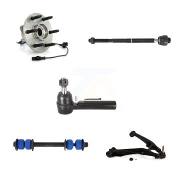 Front Left Bearing Lower Control Arm Tie Rod Link Kit (5Pc) For Chevrolet GMC Sierra 1500 K7T-105883