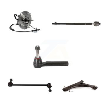 Front Left Bearing Lower Arm Tie Rod Link Kit (5Pc) For Dodge Grand Caravan Chrysler Town K7T-105885