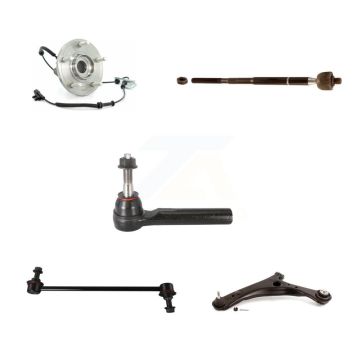 Front Left Bearing Lower Arm Tie Rod Link Kit (5Pc) For Dodge Grand Caravan Chrysler Town K7T-105886