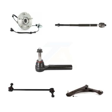 Front Left Bearing Lower Arm Tie Rod Link Kit (5Pc) For Dodge Grand Caravan Chrysler Town K7T-105887
