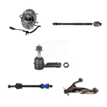 Front Left Bearing Lower Control Arm with BJ Tie Rod Link Kit (5Pc) For 2012 Ram 1500 4WD K7T-105898