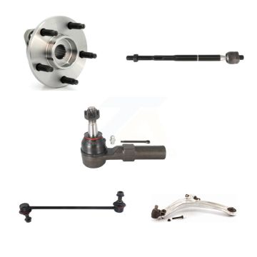 Front Left Hub Bearing Lower Control Arm Tie Rod Link Kit (5Pc) For Chevrolet HHR Non-ABS K7T-105908