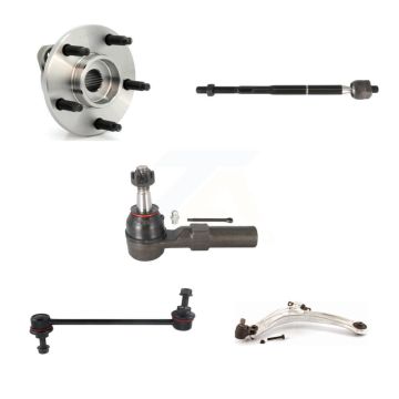 Front Left Hub Bearing Lower Control Arm Tie Rod Link Kit (5Pc) For Chevrolet HHR Non-ABS K7T-105909