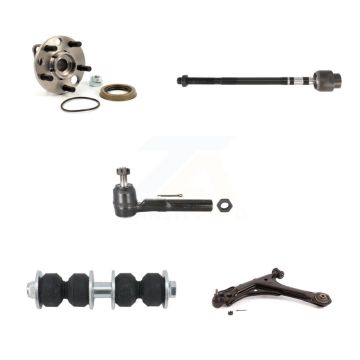 Front Left Hub Bearing Lower Control Arm Tie Rod & Link Kit (5Pc) For Chevrolet Cavalier K7T-105920