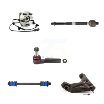 Front Left Hub Bearing Lower Control Arm Tie Rod Link Kit (5Pc) For Ford Ranger Explorer K7T-105930