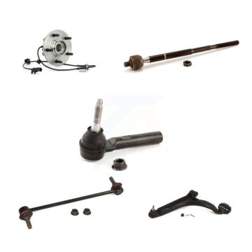 Front Left Hub Bearing Lower Arm Tie Rod & Link Kit (5Pc) For 2007-2008 Chrysler Pacifica K7T-105935