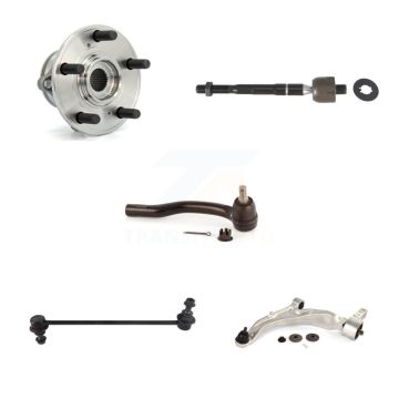 Front Left Hub Bearing Lower Control Arm Tie Rod & Link Kit (5Pc) For 2007-2013 Acura MDX K7T-105949