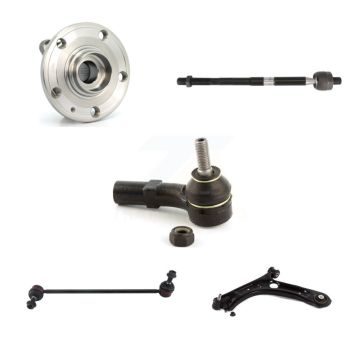 Front Left Bearing Lower Control Arm with BJ Tie Rod Link Kit (5Pc) For Volkswagen Jetta K7T-105952
