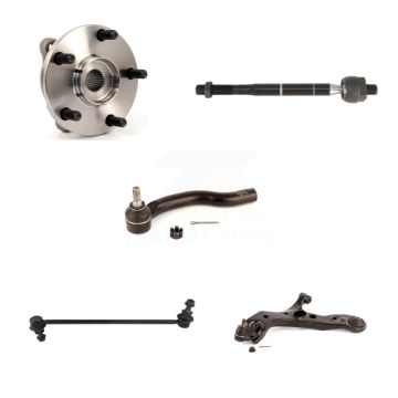 Front Left Bearing Lower Control Arm w/ Ball Joint Tie Rod Link Kit (5Pc) For Toyota RAV4 K7T-105965