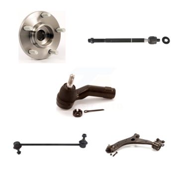 Front Left Bearing Lower Control Arm with Ball Joint Tie Rod & Link Kit (5Pc) For Mazda 3 K7T-105967
