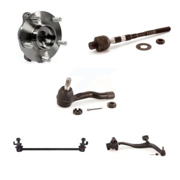Front Left Hub Bearing Lower Control Arm Tie Rod & Link Kit (5Pc) For INFINITI FX35 FX45 K7T-105969