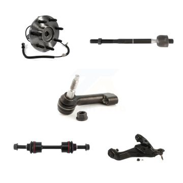Front Left Bearing Lower Control Arm w/ Ball Joint Tie Rod Link Kit (5Pc) For Ford F-150 K7T-105979