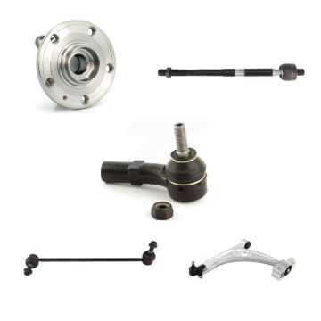 Front Left Hub Bearing Lower Control Arm Tie Rod Link Kit (5Pc) For Volkswagen CC Tiguan K7T-105984