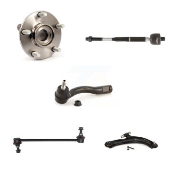 Front Left Bearing Lower Control Arm Tie Rod Link Kit (5Pc) For 07-12 Nissan Sentra 2.5L K7T-105985