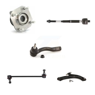 Front Left Bearing Lower Control Arm Tie Rod Link Kit (5Pc) For 07-12 Nissan Sentra 2.0L K7T-105986