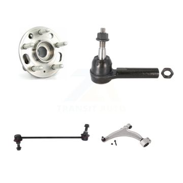 Front Left Bearing Lower Control Arm w/ Ball Joint Outer Tie Rod Link Kit For Buick Regal K7T-106005