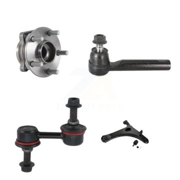 Front Left Bearing Lower Control Arm Ball Joint Outer Tie Rod Link Kit For Subaru Impreza K7T-106009