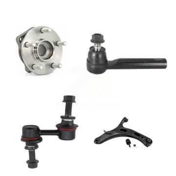 Front Left Bearing Lower Control Arm Outer Tie Rod & Link Kit For 2010-2014 Subaru Legacy K7T-106010