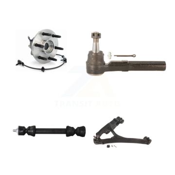 Front Left Bearing Lower Control Arm Outer Tie Rod Link Kit For Chevrolet Silverado 1500 K7T-106016